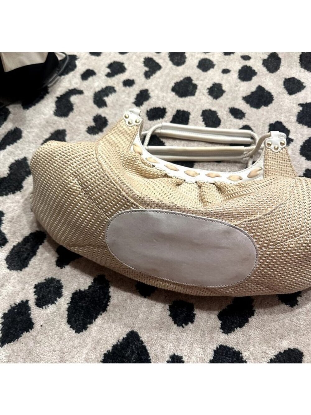 Cole Haan Straw Handbag - Picture 3 of 7